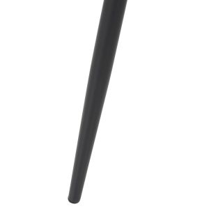 Стол Leonardo HM00100,28 Dark Beige Fabricblack Metal Legs 42x49,5x89hcm