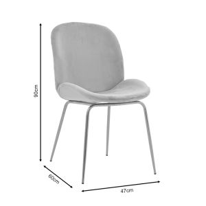 Стол Maley Adelaide дамаска кадифе мента - златни метални крака 47x60x90cм