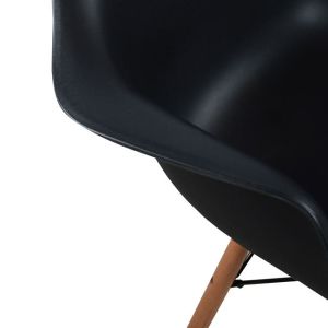 Mirto Art Wood chair black Hm005,02