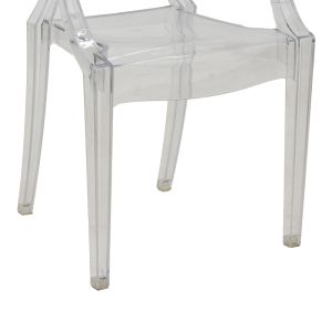 Chair Narova Pc transparent polycarbonate acrylic 43x48x92cm