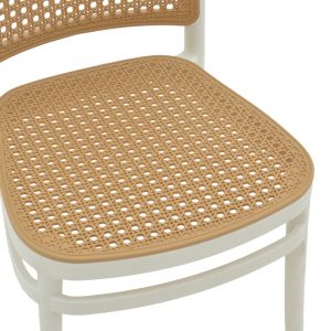 Стол Nereus бял полипропилен 45x43x84cм