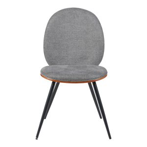 СТОЛ NEREZY ОТ ОРЕХОВО ДЪРВО СЪС СИВ ПЛАТ 57.5X48X88СМ
