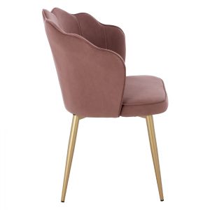Стол Princess Avie плюш пепел от рози Hm8737,02 48x48x85cm
