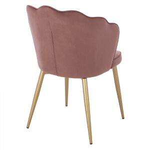 Стол Princess Avie плюш пепел от рози Hm8737,02 48x48x85cm