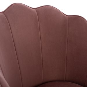 Стол Princess Avie плюш пепел от рози Hm8737,02 48x48x85cm