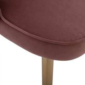 Стол Princess Avie плюш пепел от рози Hm8737,02 48x48x85cm
