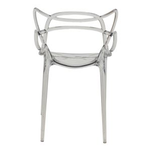 Chair Ramsei Pc transparent polycarbonate acrylic 55x53x84cm