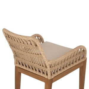 Стол Stardom Hm9760,01 от масивно тиково дърво в натурален цвят Color 57x65x83hcm
