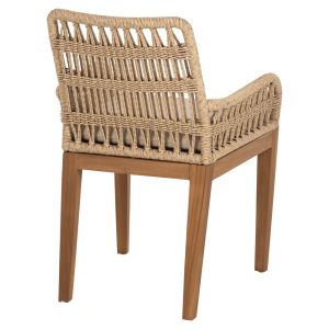 Стол Stardom Hm9760,01 от масивно тиково дърво в натурален цвят Color 57x65x83hcm