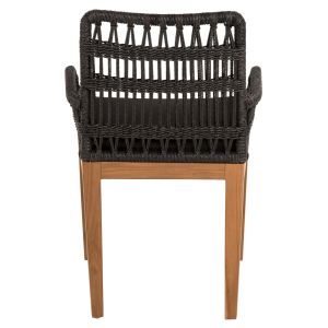Стол Stardom Hm9760,02 от масивно тиково дърво в меден цвят 57x65x83hcm