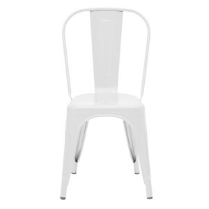 Chair Utopia metal white 44x44x85cm