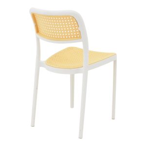 Стол Westley бял полипропилен 55x47x81cм
