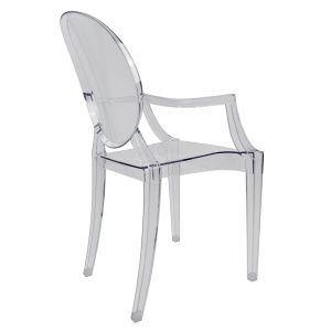 Стол акрил с подлакътници Aramis Clive Hm0169