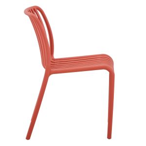 Стол външен Convee, полипропилен, червен 52,5x44,5x79hcm Hm6104,05
