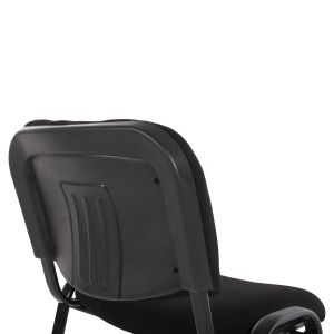 Стол за колаборация Janisha Homemarkt, черна тъкан 53,5x59x77hcm HM1010,11