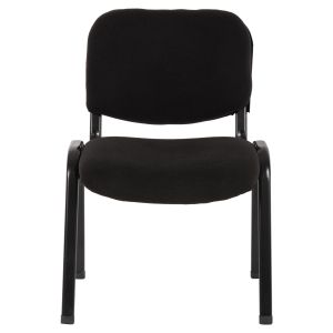 Стол за колаборация Janisha Homemarkt, черна тъкан 53,5x59x77hcm HM1010,11
