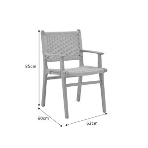 Стол от буково дърво Olivenatural 62x60x85cm