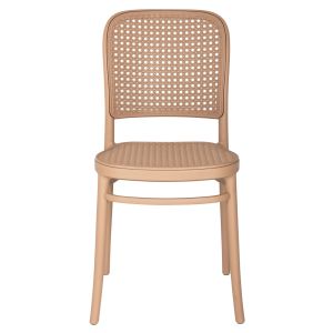 Стол полипропилен Flow, капучино седалка и облегалка 41x53x85,5hcm Hm5937,03
