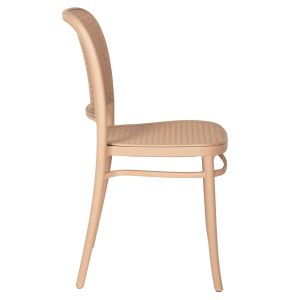 Стол полипропилен Flow, капучино седалка и облегалка 41x53x85,5hcm Hm5937,03