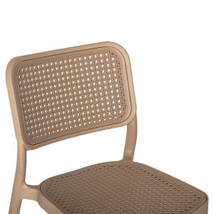 Стол полипропилен Meko, капучино 51x52x80hcm Hm5934,03