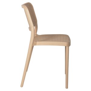 Стол полипропилен Meko, капучино 51x52x80hcm Hm5934,03