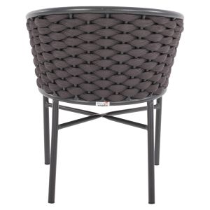 Стол с подлакътници алуминий и въже 55x60x75hcmhm5859,01