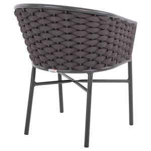 Стол с подлакътници алуминий и въже 55x60x75hcmhm5859,01