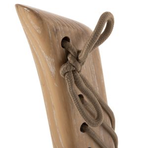 Стол-шезлонг Harp Hm9861 с рамка от масивно дърво ясен 85x101,5x128,5hcm за дневна и градина