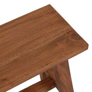 Chair Hm7902 made of solid mahogany in natural color - 49.5x24.5x45.5cm