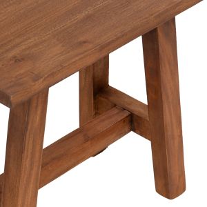 Chair Hm7902 made of solid mahogany in natural color - 49.5x24.5x45.5cm