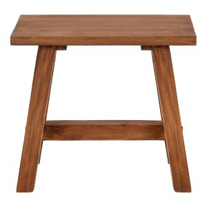 Chair Hm7902 made of solid mahogany in natural color - 49.5x24.5x45.5cm