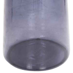 Side table Ballin blue glass-metal in gold D37.5x49.5cm Hm9725