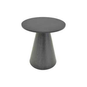 Side table Donda, Mdf, black, D45x50 cm