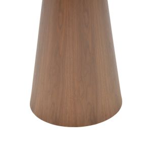 Side table Donda, MDF, walnut, 45x50 cm
