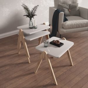 Side tables 3pcs, 40x30x40hcm Hm18176