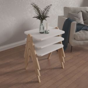 Side tables 3pcs, 40x30x40hcm Hm18176