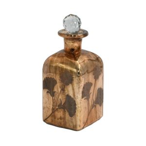 Glass decorative carafe Fl3133 copper color 9x9x23cm