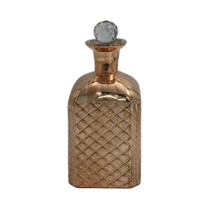 Glass decorative carafe Fl3136 copper color 10x25cm
