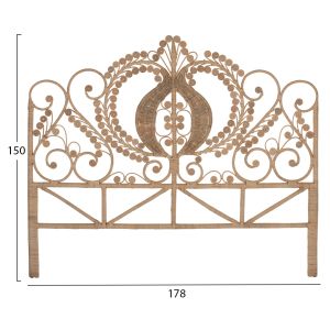 Табла за легло от ратан 178 см Hm9358