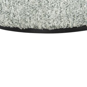 Табуретка Linner Hm9604,05 букле цвят шам фъстък с черни детайли D38,5x43hcm