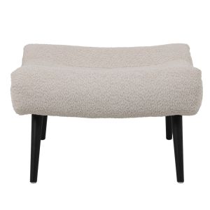 Табуретка Silla - табуретка за крака дамаска букле в бежов цвят 68х58х40см