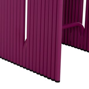 Табуретка серия Intrepid Hm6326.05 от алуминий в лилав цвят 40x38x55всм.