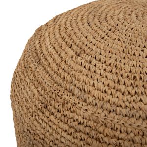 Табуретка-пуф от естетвени палмови листа Aoni Hm7828 D48x37cm
