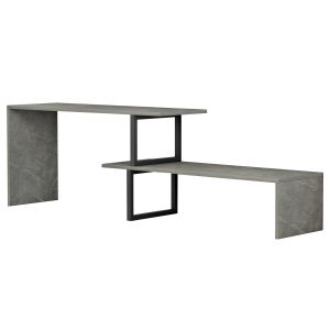 Тв сет в 2 части Briggite меламин 110-160x30x45hcm Hm8892,11