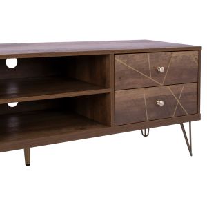 Тв сет серия Kaitlyn Hm8652 цвят орех 150x39,5x51,5cm