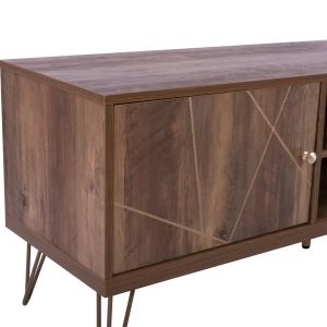 Тв сет серия Kaitlyn Hm8652 цвят орех 150x39,5x51,5cm
