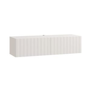 Тв шкаф Antibes 128 2k2v бял/бял мат фолио 128x42x32см