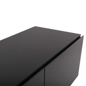 Тв шкаф Hudson Hm9748 от Mdf с фурнир цвят орех 180x40x50hcm