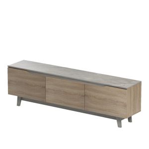 Тв шкаф Kasandra в бежов мрамор-сонома нюанс 180x35x48.5см