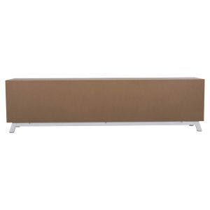 Тв шкаф Kimia Hm8902,13 от меламин цвят бял/сонома 180χ35χ48,5hcm